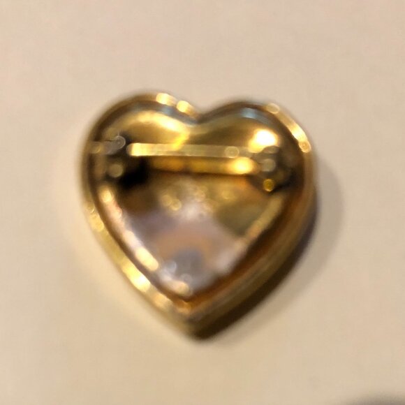 Vintage Small P & K Pitman & Keeler 1/20 10 KT GF Heart Pin Valentines Day! - Picture 2 of 4